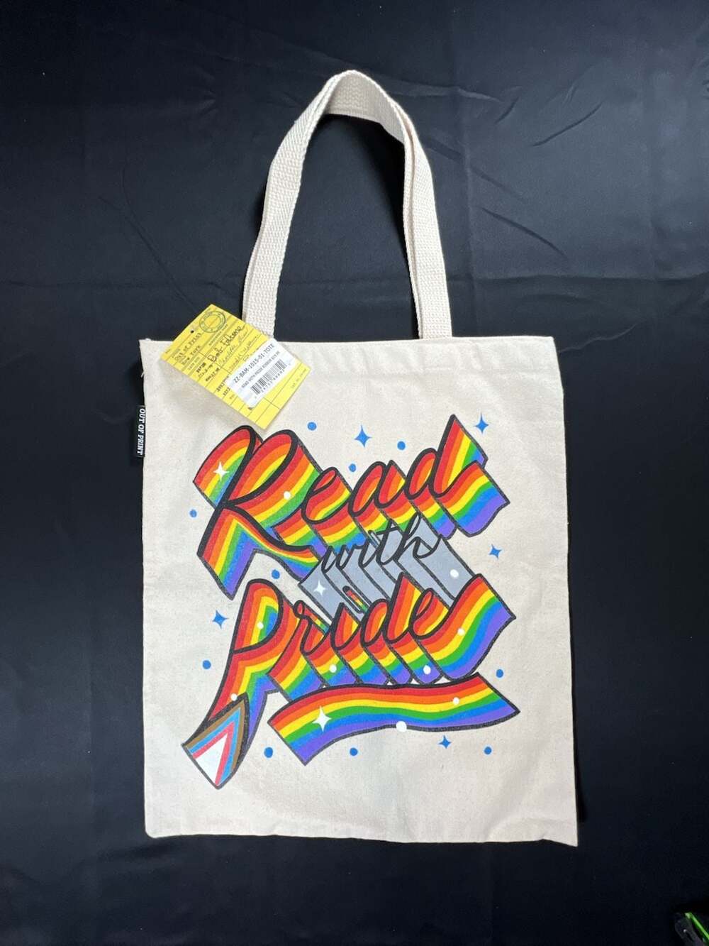 Out of Print Read With Pride Canvas Tote Bag